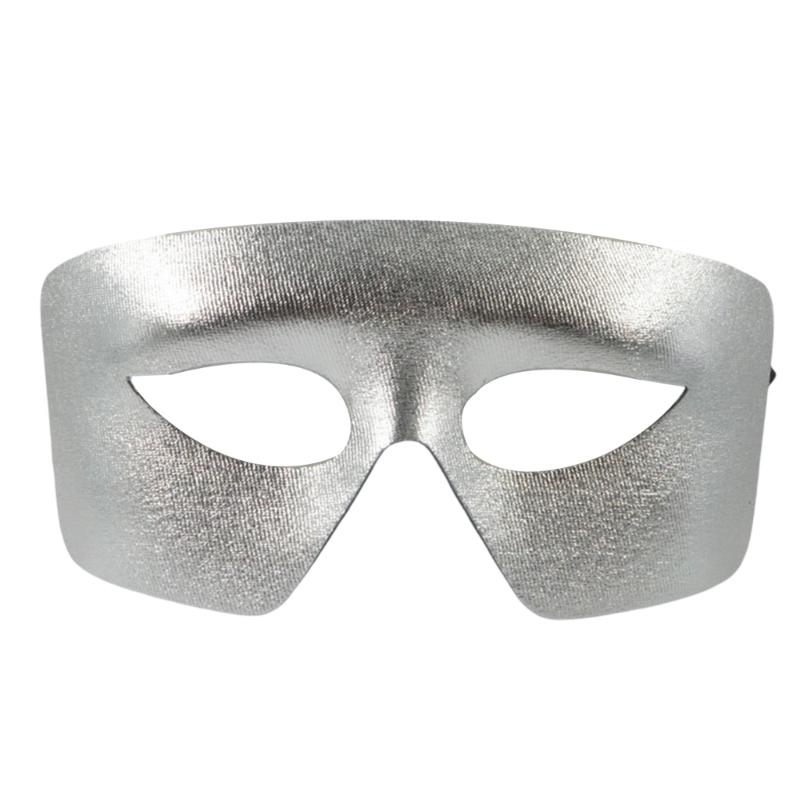 

Halloween Party Mask Masquerade Mask Half Face Mask Evening Prom Mask for Men срібний