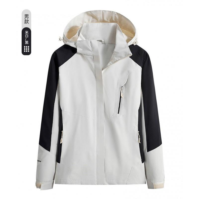 Detachable Hooded Windproof Waterproof Outdoor Hiking Jacket