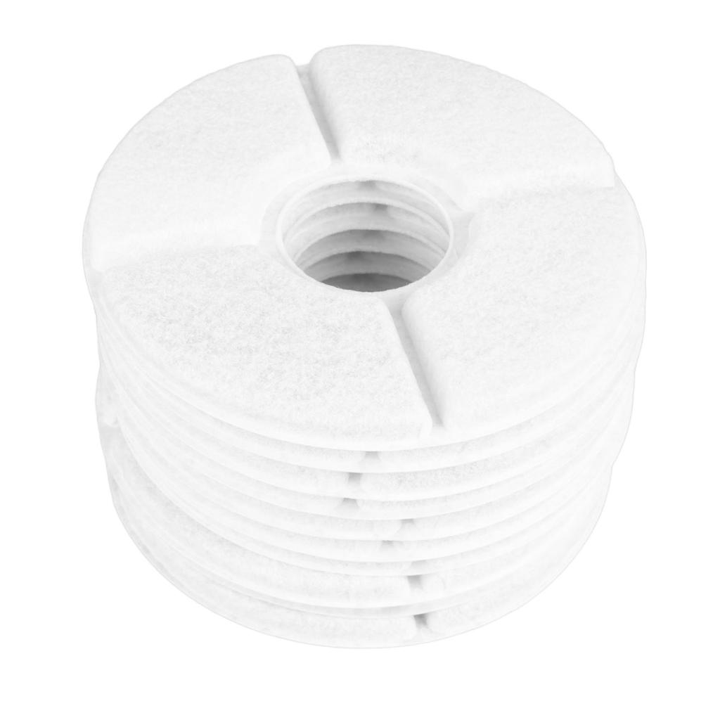 Pet Water Fountain Filter 3 Layer Filtration Replacement Activated Carbon Filter for Cat Dog Water