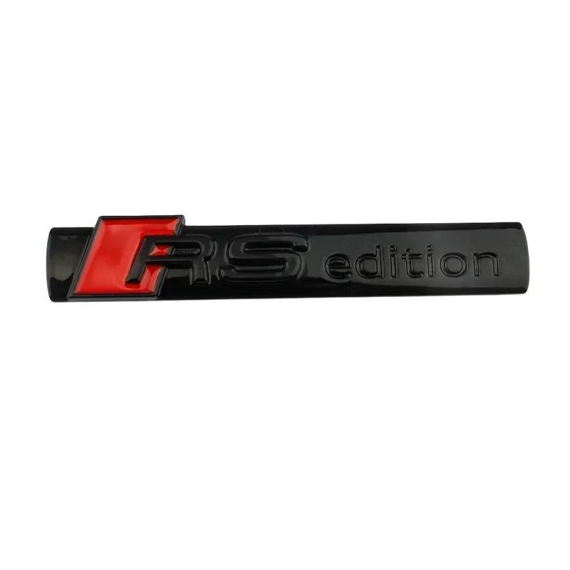 

1Pc ABS RS Edition Car Body Fender Side Emblem Sticker Tail Trunk Badge for RS Edition RS3 RS4 RS5 RS7 A3 A4 A6 Q3 Q5 Q7 TT S7 S6 S8