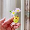 Keramisk blomvas kylskåpsmagnet 3D växter vas kylskåpsmagnet hem kontor kök skåp mini simuleringsvas dekoration