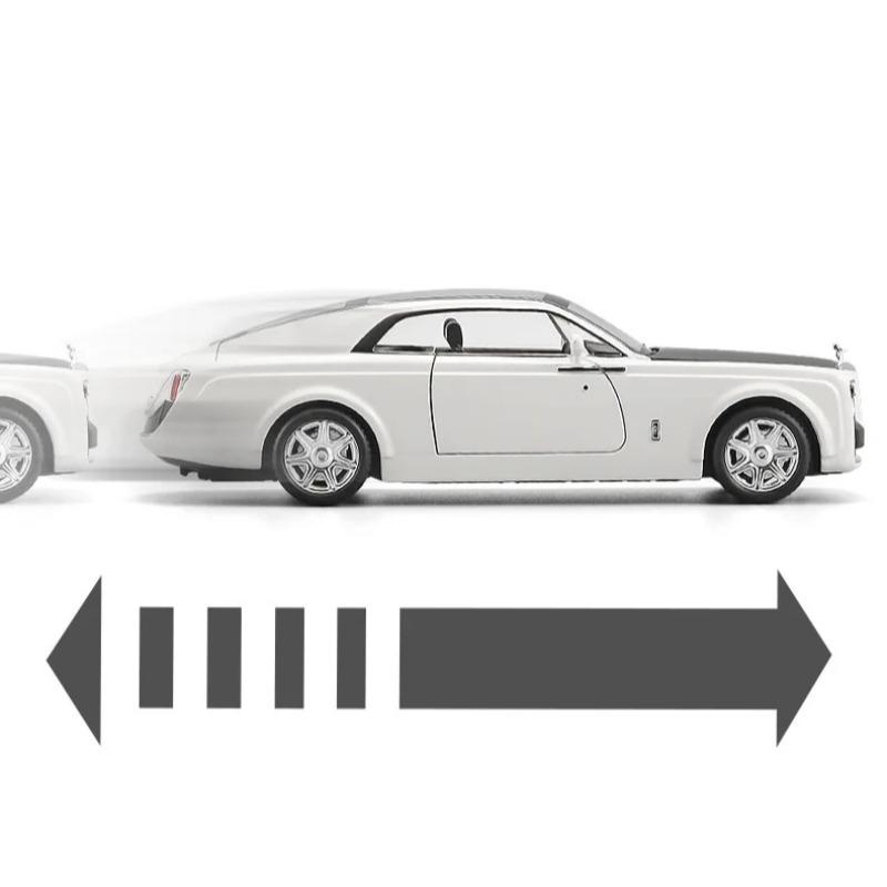1/24 Rolls Royce Huiying Phantom Alloy Diecast Car Model Metal Toy Car Model Simulation Out of Print Collections Kids Gift A251