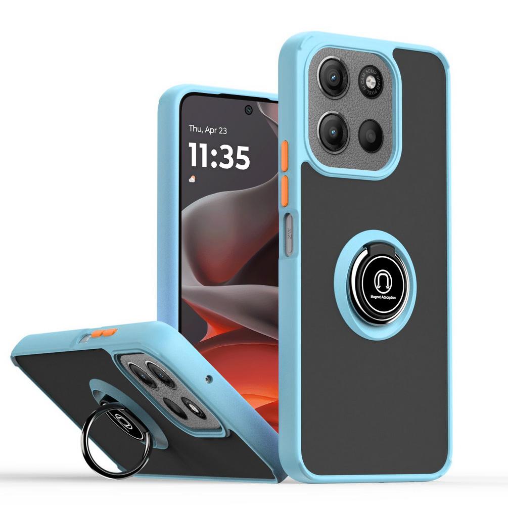 

Чехол-кронштейн для поворотного кронштейна для Moto G15 G05 G75 G55 G35 G85 G34 G24 G04 G84 G54 G13 G23 G53 G32 G60 G30 G20 G10 Чехол для кольца на палец For Moto G84 небесно-голубой