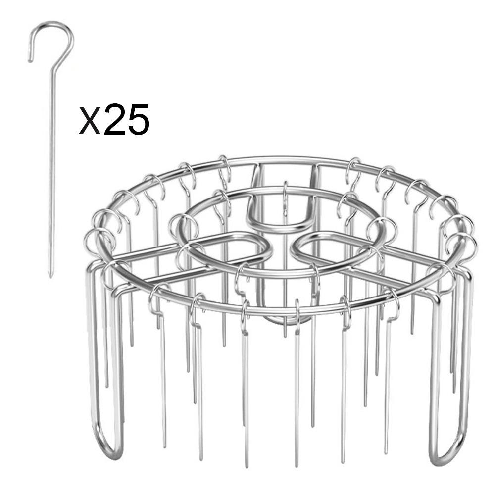 Detachable Vertical Grill Rack Vertical Barbecue Skewer Bracket  for Air Fryer Accessory