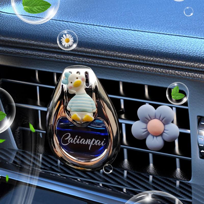 Car Air Freshener Clip Auto Decoration Air Conditioning Car Perfume Clip Car Air Fresheners With Long-Lasting Fragrance