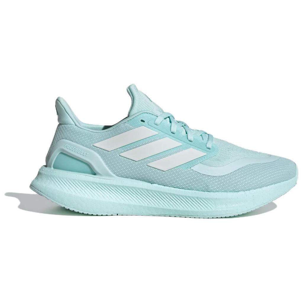 Adidas Pureboost 5 Lightweight Slip-Resistant Durable Low-Top Running Shoes Unisex Sneakers Light-Green JH7261
