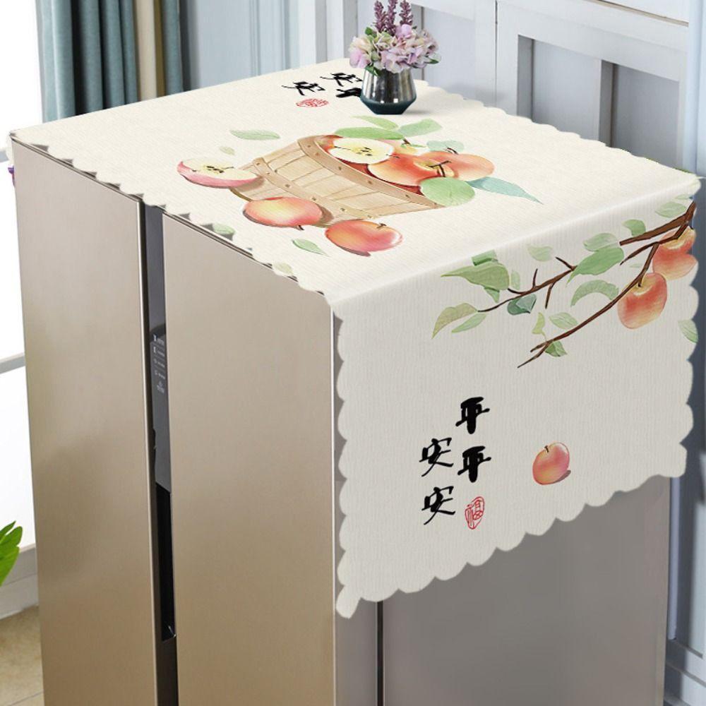 Cartoon Washing Machine Cover Oil Proof Refrigerator Cover Cloth Double/Single Door Fridge