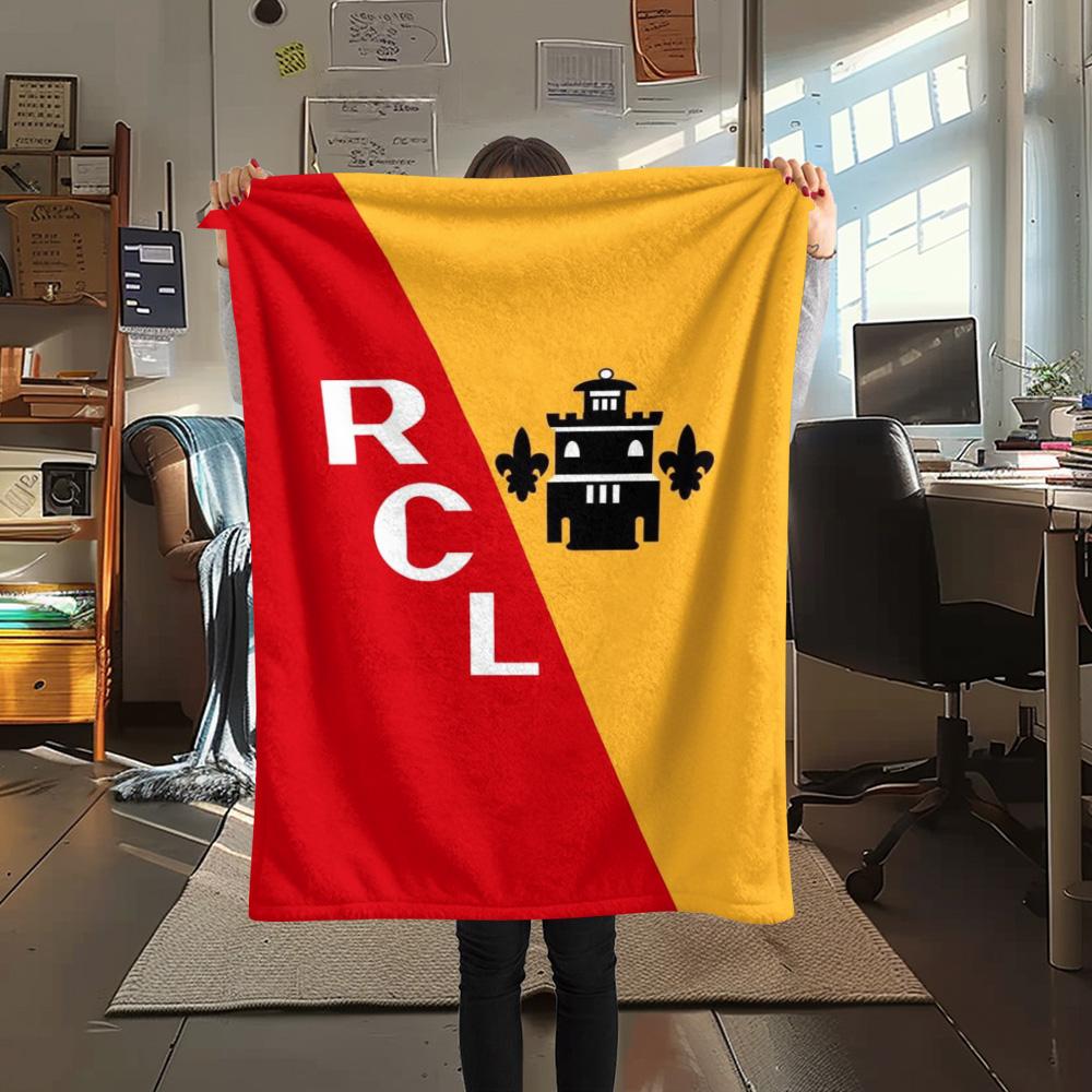 1Pc RC Lens Print Flannel Blanket High Quality Warm Comfortable Cover for All Seasons Perfect for Gifts Home Decor