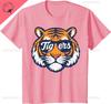 Vintage Tiger Wearing Sunglasses Retro Graphic Tee Tiger TShirt Personalized Clothing Unisex Summer Streetwear Tops