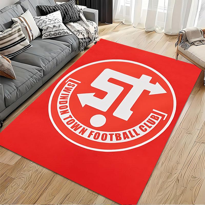 Swindon Town Football Carpet Suitable As a Non-slip Mat for the Living Room or Bedroom Sofa