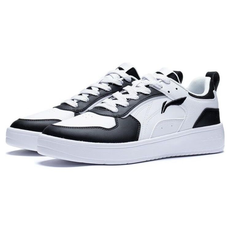 Li Ning Sui Sui Casual Versatile Thick Sole Sneakers Non-Slip Wear-Resistant Breathable Height Increasing Low-Top Skate Shoes Men Sneakers AGCT147-5