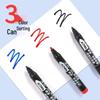 Black Broad Tip Red Logistics Packaging Pen - Blue Marker Stationery Marking Pen