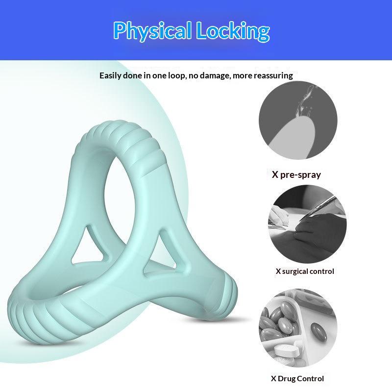 Silicone Ball Stretcher Delay Ejaculation TPE Penis Ring For Men Sex Toys Adjustable Semen Lock Ring SM Penis Sleeve Cock Rings