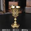 Elegant Rhinestone-Studded Stemmed Shot Glass Turkish Style Barware Decorative Display Cup Spirits