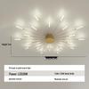Nordic Fireworks Rotating LED Ceiling Light - High-End Living Room and Bedroom Lighting