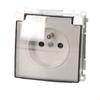 Single Socket with Grounding, IP44, Smoke Class, with Shutters BMGZ1BZ.01/11