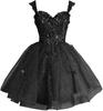 Suspender Formal Banquet Evening Dress New Row Flower Engagement Dinner Formal Banquet Evening Dress Dress Women