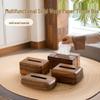 Solid Wood Tissue Box for Home, Hotel, or Office - Creative Pull-out Design for Dining or Living Room.