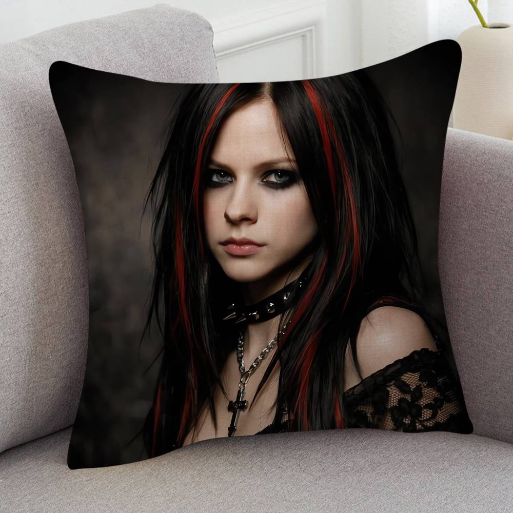 Singer Avril Lavigne Game For Cartoon Print Peripheral Pillow Case Cushion Cover Home Decor Birthday Gift Pillowcover