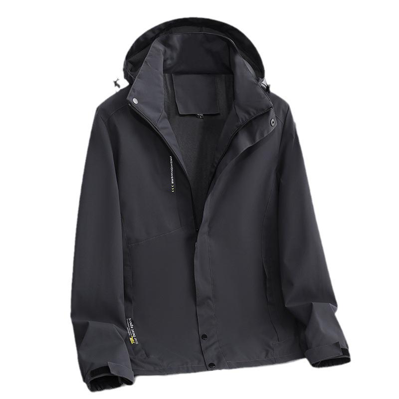 Men's Trendy Versatile Hooded Windbreaker for Outdoor Work and Sports