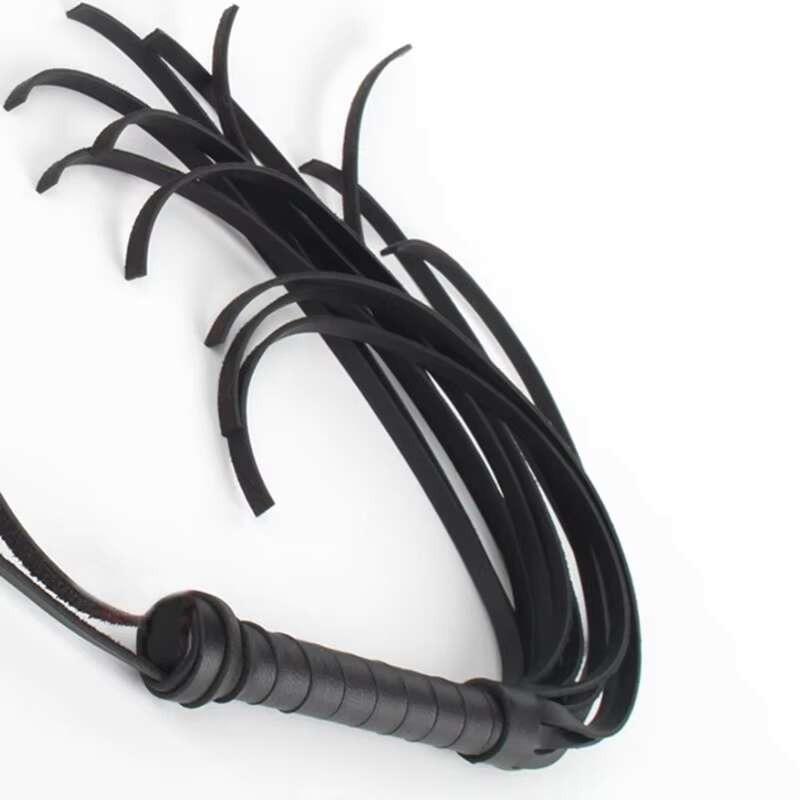 Napa Leather Whip SM Bondage Restraints Flogger Toys Spanking Props Teasing Sex Toy For Couple Adults Game Cosplay