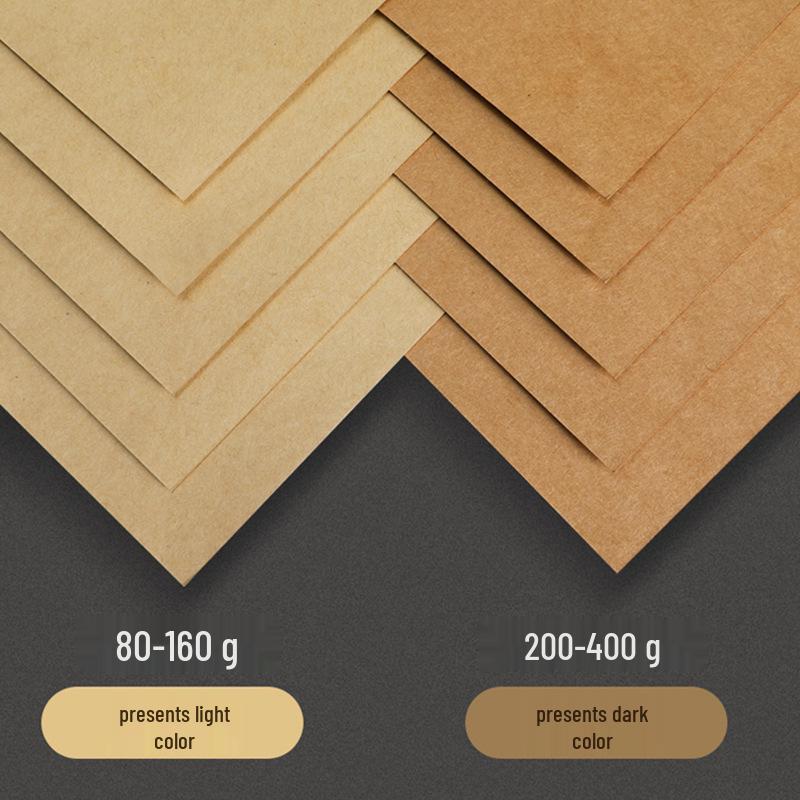 Retro Kraft Card Cover for Certificates and Drawings