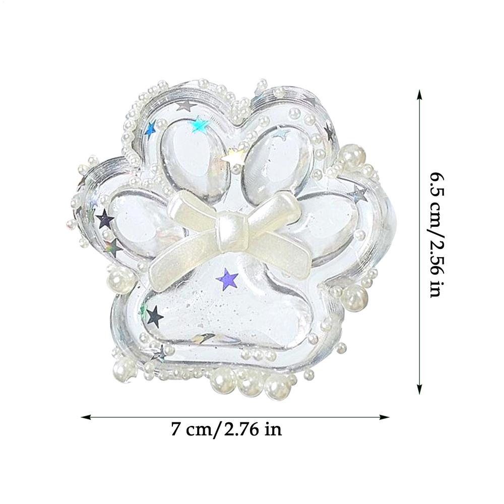 

Креативная Забавная Игрушка для Снятия Стресса Прозрачные Жемчужины Бант Кошачья Лапа Антистресс Игрушки для Ног Супер Мягкая Декомпрессионная Игрушка для Сжимания