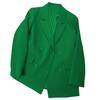 Casual Long Sleeve Blazer Suit Solid Color Jacket for Women Fashion Korean Business Formal Blazers Suits Green Black