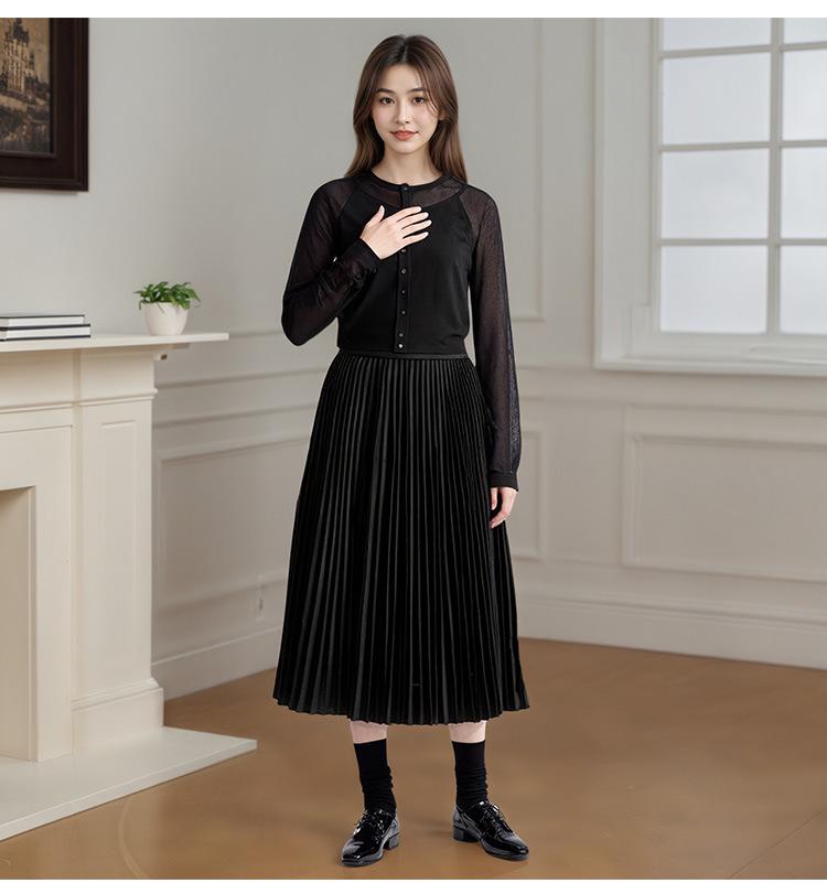 Ice Silk Lightweight Breathable Knit Cardigan: Round Neck, Sun Protection, Long Sleeve Summer Outerwear