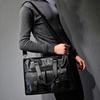 Men Briefcase Large-capacity Handbag Korean Casual Men's Messenger Retro Short-distance Travel Men's Bag