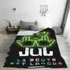 Custom 3D Printed Jul French Rapper Blankets Breathable Soft Flannel Summer Throw Blanket for Sofa Outdoor Bedding