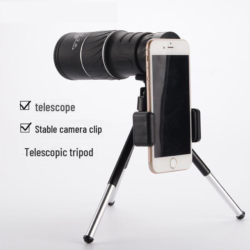 Mini-Stativ aus Aluminiumlegierung für Handy-Teleskope, einziehbarer Ständer