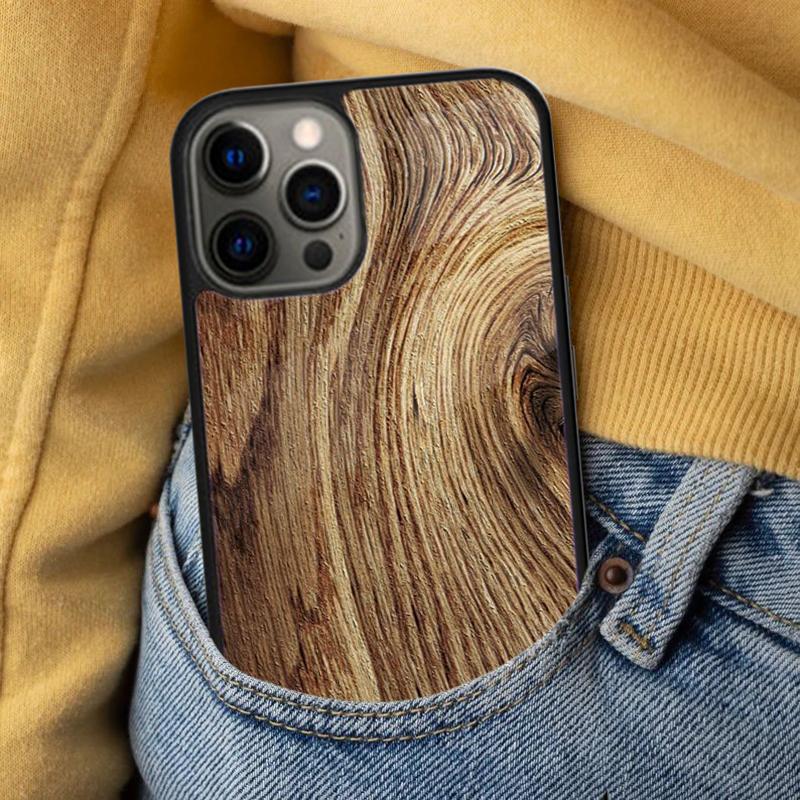 Wood Wooden Design Soft Phone Case for iPhone 17 Air 16e Pro max 15 Pro 13 14 Plus 11 12 MagSafe Magnetic Coque