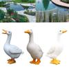 Garden Duck Statue Resin Outdoor Decoration Water Spraying Duck