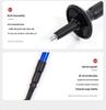 Ultra-Light Aluminum Alloy Cork Handle Shock-Absorbing Three-Section Hiking Poles