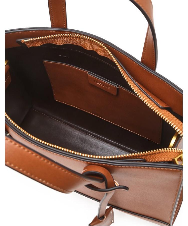Hazzys Men Acc Brown Logo Contrast Crossbody Tote Bag Hjba6F890W3