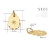 k18 Pendant Top 18K Necklace Top Pendant 18k 18K Top Sun L Sun Pendant Necklace Top [Divas]