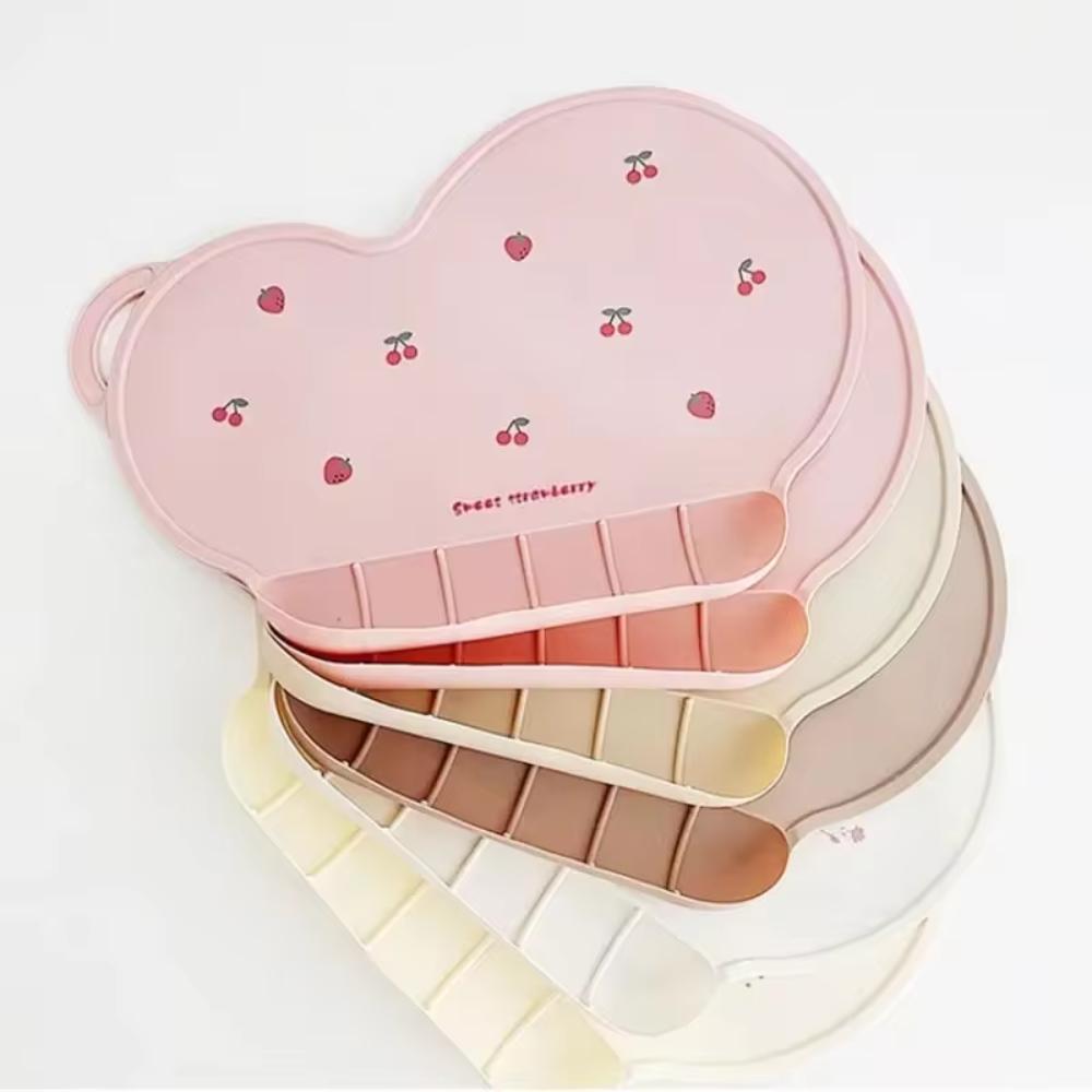 Protiskluzové dětské stolní podložky Olejuvzdorná silikonová podložka na nádobí Snadno čistitelné Podložky ve tvaru mráčku Kuchyně