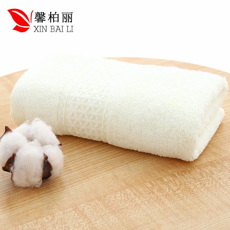 Pure Cotton Towel Plain Towel Water-absorbing Cotton Household Medium and High-grade Cotton Towel 12 Colors
