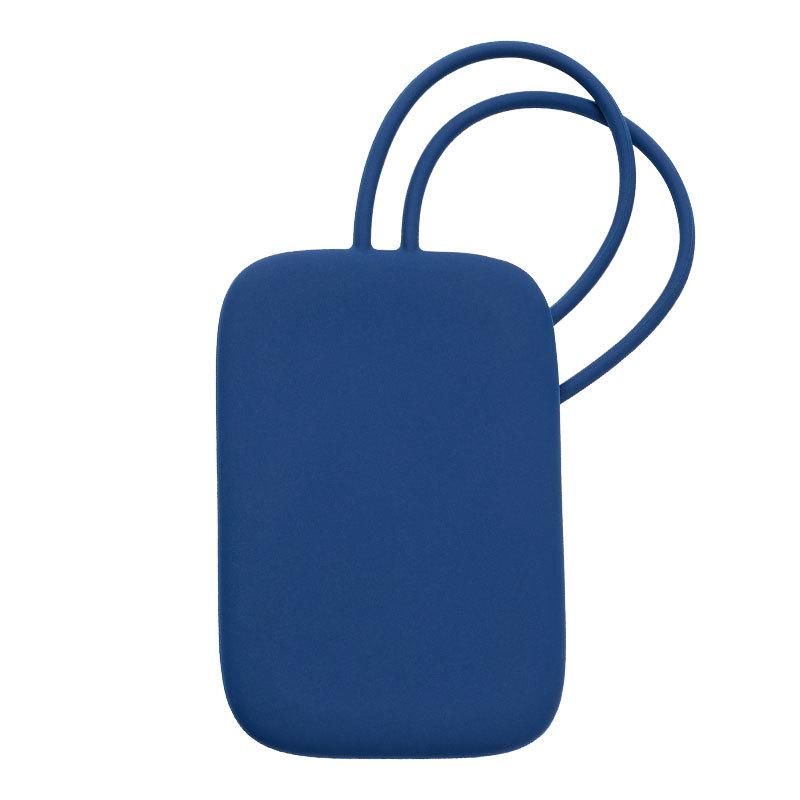 Multi-Color Silicone Luggage Tag with Anti-Loss Lanyard
