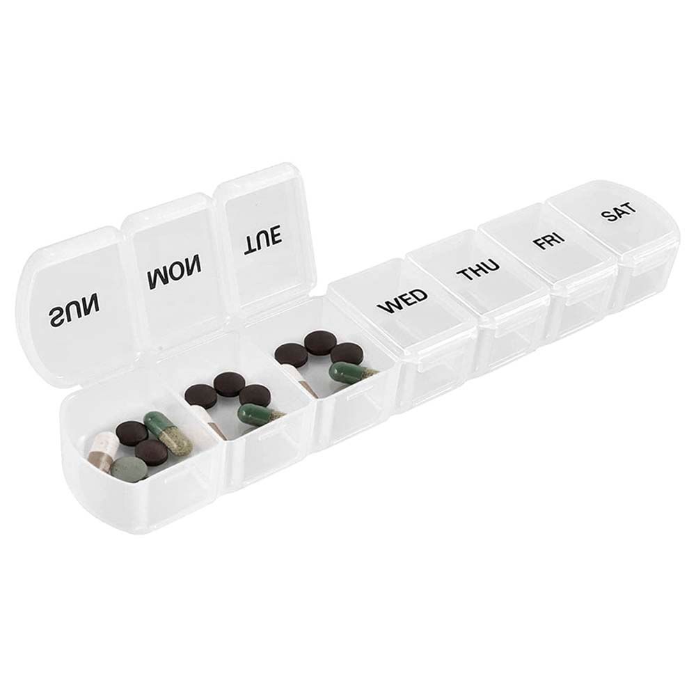 Capsules Organizer 7 Days Pill Storage Box Mini Dispensers Medicine Boxes Travel Pill Case