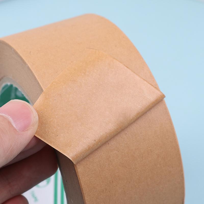 Brown Kraft Paper Tape Recyclable Packing Tape Ecofriendly Self Adhesive Gumed Kraft Tape For Packing Shipping