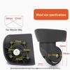 Universal Trolley Suitcase Replacement Wheels - Luggage Repair Accessories