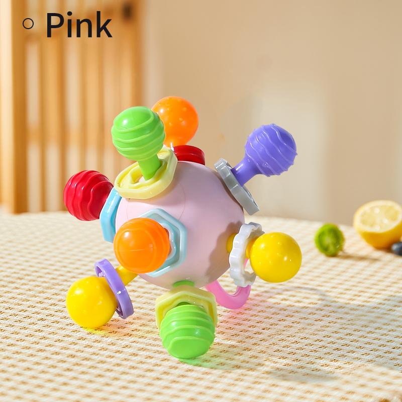1 шт. Мячик для хватания рукой Зубная-клей Манхэттен Грызун и Портативная погремушка Игрушка
