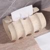 Creative Retro Light Yellow Cave Stone Tissue Holder, Tissue Box, Kitchen, Living Room, Bathroom, Desktop Tissue Storage Box