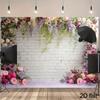 2D Flat Background 1 Piece Exquisite Floral and Vine Background Bedroom Outdoor Space Living Room Festival Celebration