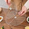 Stainless Steel Round Steamer Rack Dishwasher Safe Multifunction Baking Steaming Roasting Cooking Rack Kitchen Gadget
