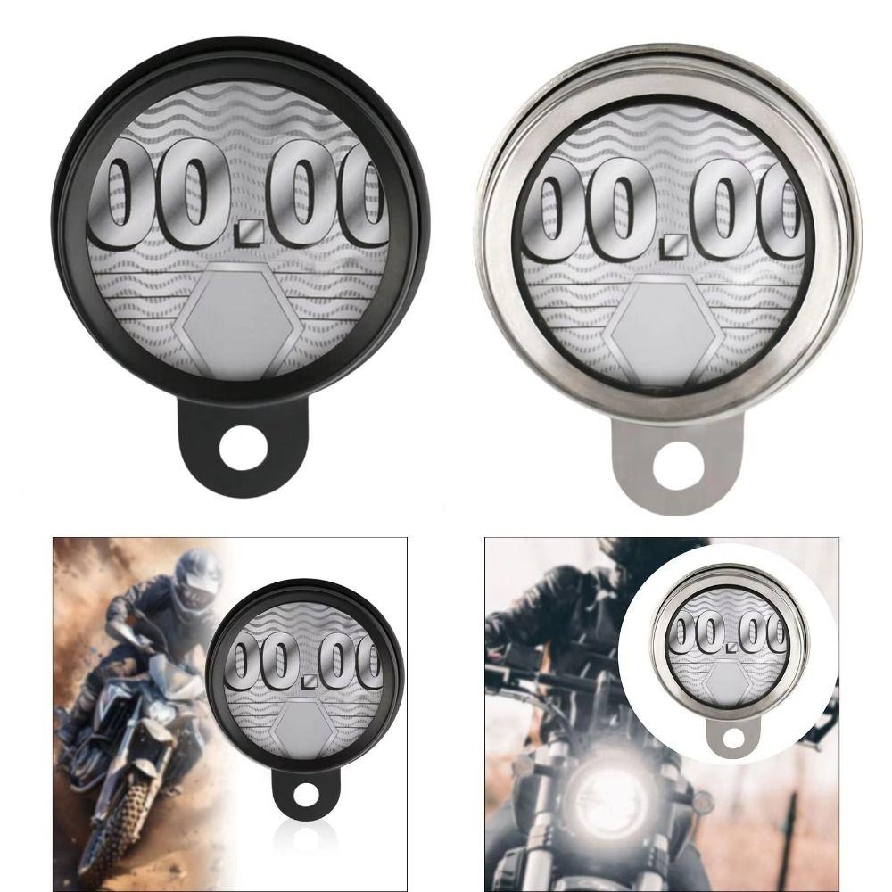 Stainless Steel Cycling Card Hanger Waterproof Seal Tax Disc Plate Holder Scooter Use