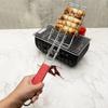 1Pcs Metal Sausage Grill Cage Heat Resistant Handle BBQ Grill Rack  Fish Grilling Clip Tool