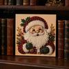 Bastelsets für Familienspaß DIY Weihnachten Faux Perlen Malerei Kunst-Set Perlen Basteln Festliche Wanddekoration Herstellen Erwachsene Anfänger Niedlicher Weihnachtsmann